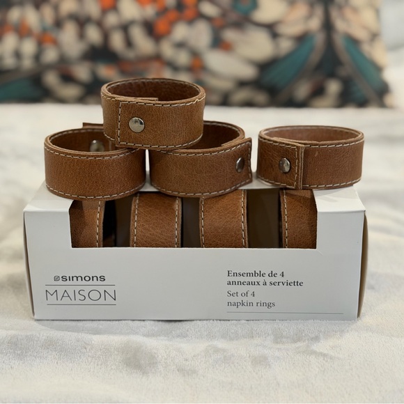 NWT Simon’s Napkin Rings (8) - Picture 2 of 3